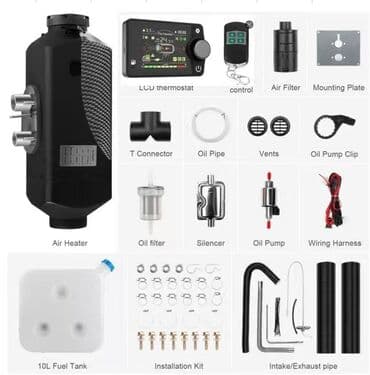 Автономный дизельный воздушный отопитель 12В /24в с комплектом