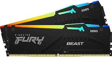 jet black: Оперативная память, Б/у, Kingston Fury, 64 ГБ, DDR5, 6000 МГц — 2