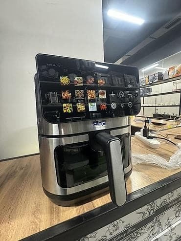 Доставка по всему КР🇰🇬 двух тенные Аэрогриль (фритюрница без масла)