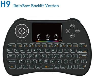 Мини-беспроводная клавиатура, мини - клавиатура H9 с сенсорной