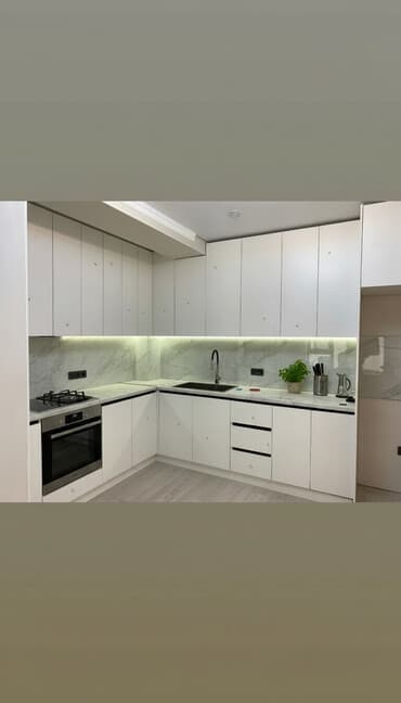 Кухонный мягкий уголок, Новый, В рассрочку, ЛДСП, цвет - Белый