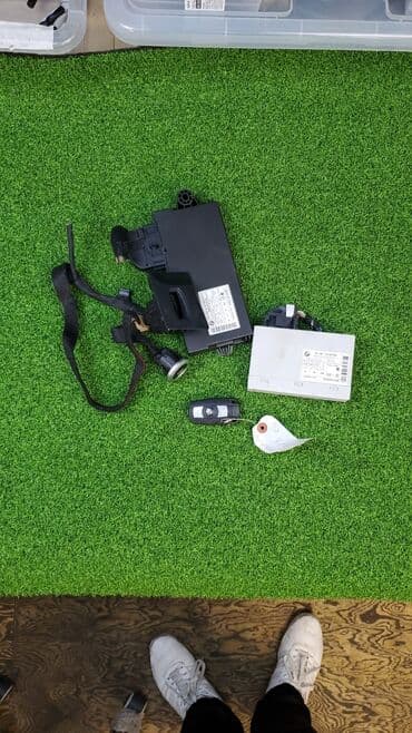 e91: Комплект зажигания Блок эбу +иммобилайзер +ключ + ячейка ключа Блок — 1