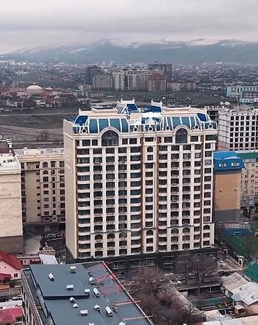 Квартиры: 2 комнаты, 66 м², Элитка, Ак-Кеме (старый аэропорт) Элитка, 10 этаж, ПСО (под самоотделку) — 1
