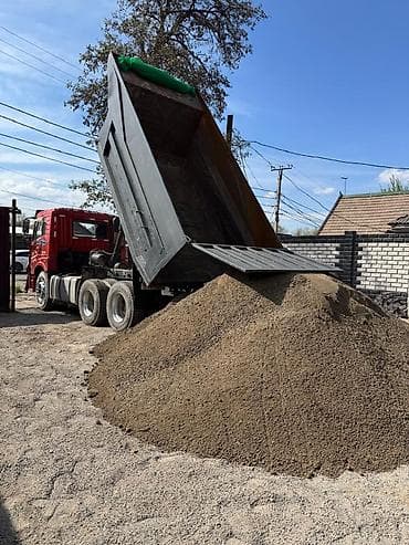 Смесь песок и гравий, Для бетона, Насыпью
