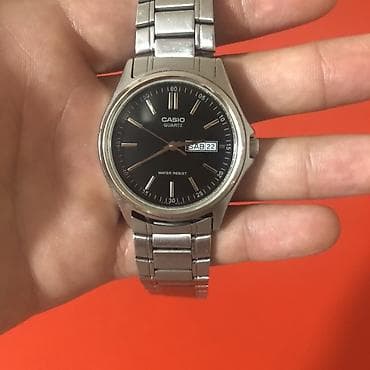 Мужская обувь: Классические часы часы, Casio, Япония, Водонепроницаемые, Мужские, Б/у — 1