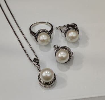 свадебные платья от производителя: Набор украшений, Проба 925, Женские, Новый — 5