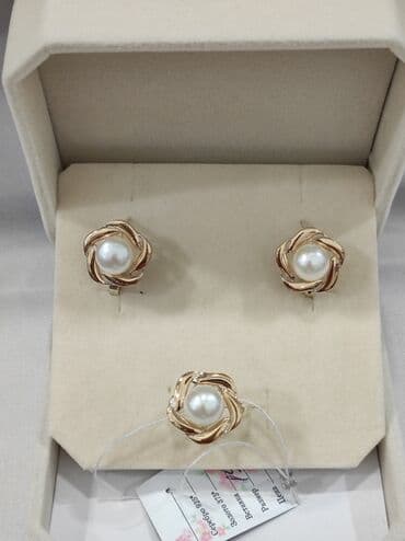 свадебные платья от производителя: Набор украшений, Проба 925, Женские, Новый — 5