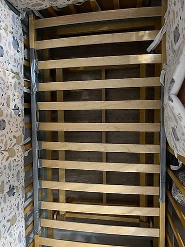 Стулья, табуретки: Детская приставная кроватка, Без колесиков, цвет - Серый — 2