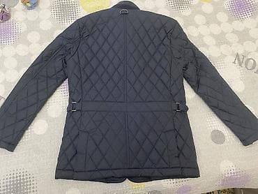 шапка шарф с ушками бишкек: Стёганая мужская куртка INTO, размер M. - Цвет: тёмно-синий (navy) - — 4