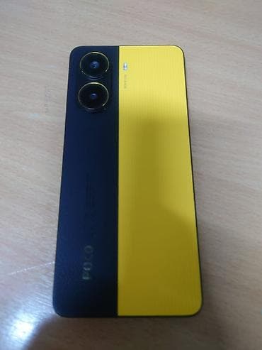 pocophone: Poco X7 Pro, Б/у, 256 ГБ, цвет - Желтый, 1 SIM — 1