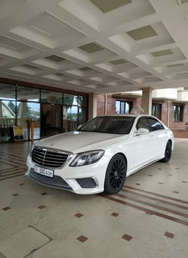 аренда авто бишкек на долгий срок: Mercedes w222 на ваше мероприятие. день рождения. свадьба. встреча в — 1