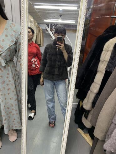 шкурки каракулей: Шуба, Норка, Кыска модель, Туркия, M — 1