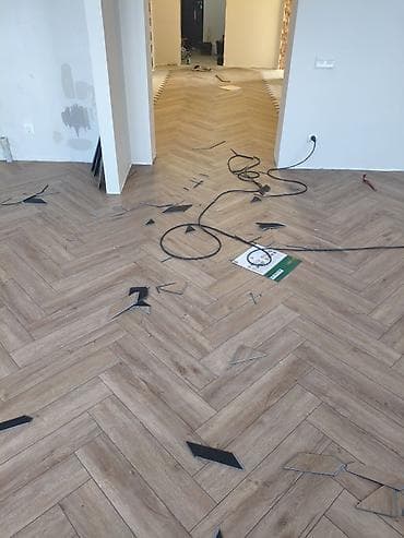 Очок: Пол төшөө, Пол плинтустарын монтаждоо, Полду стяжкалоо | Ковролин, Ламинат, Паркет 6 жылдан ашык тажрыйба — 6