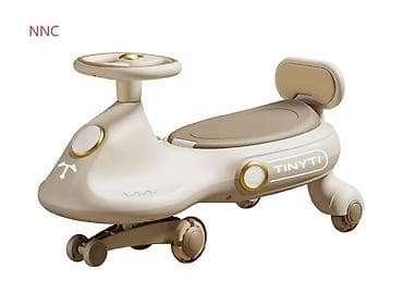 Толокары: Детская каталка-машинка TINNYTI + складной стульчик для кормления — 1