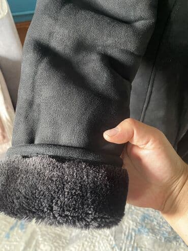 second hend: Дубленка, Длинная модель, С капюшоном, XL — 2