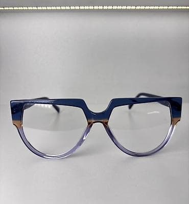 Аксессуары: Оправа для очков, двухцветная - Ультрамодный геометричный дизайн с — 1