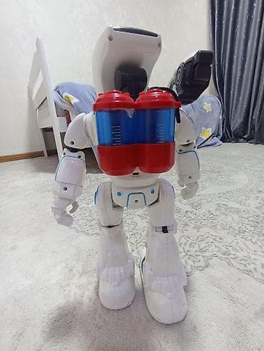 робот vector: Интерактивный детский робот-игрушка - Гуманоидный дизайн, высота — 2