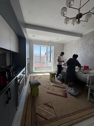 Недвижимость: 3 комнаты, 106 м², Джал мкр (в т.ч. Верхний, Нижний, Средний) Элитка, Пентхаус этаж, Свежий ремонт — 4