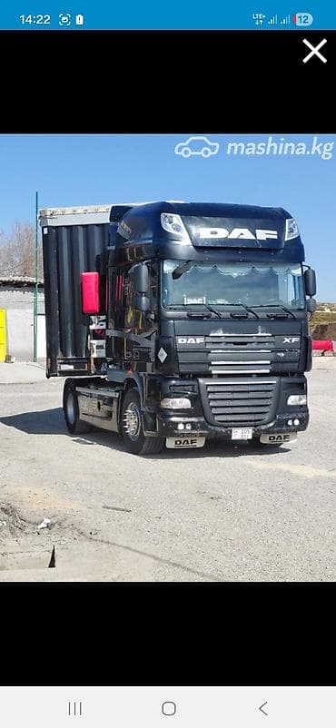 Тягач, DAF, 2012 г., Тентованный