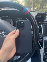 аккумулятор: IPhone 16 Pro Max, Б/у, 512 ГБ, Black Titanium, Наушники, Зарядное устройство, Чехол, 100 % — 5