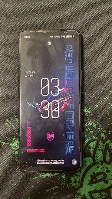 Asus ROG Phone 6, Б/у, 512 ГБ, цвет - Белый