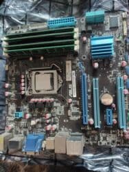 материнка процессор: Материнская плата, Б/у, Asus, LGA1156 — 4