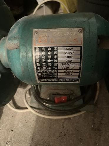 Курулуш степлерлер: Настольный двухсторонний точильный станок (электроточило) — 3