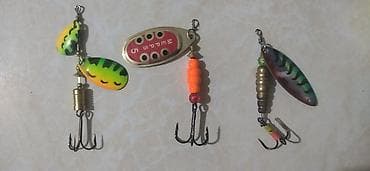 ваеный формы: Набор блёсен-вертушек с коробкой ОШ 🚩 мини торг - В комплекте 6 — 3
