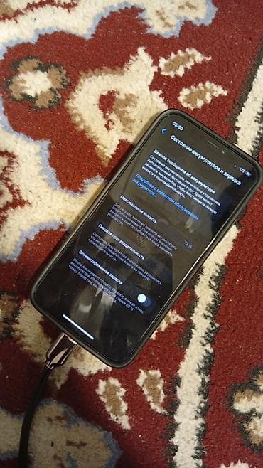 фото: IPhone X, Черный, Чехол, 73 % — 2