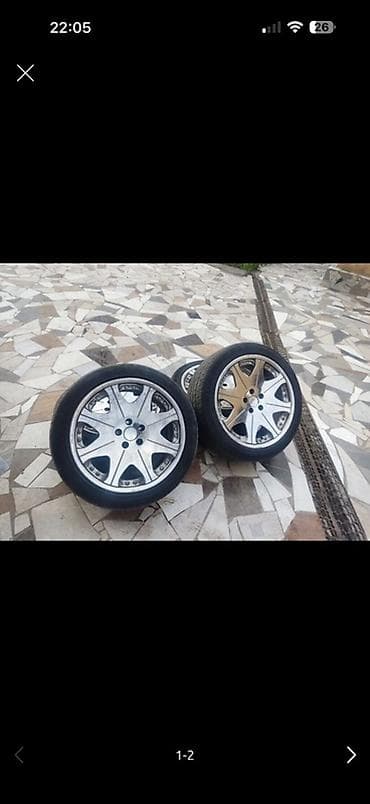 bbs rs: Колеса в сборе R 19, Б/у, Комплект, Легковые, Литые, отверстий - 5 — 1