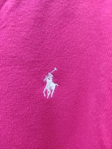 ralph loren: Женский джемпер Ralph Lauren, насыщенно‑розовый. - V‑образный вырез — 2