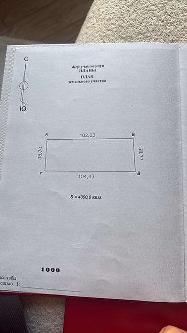 продажа участков кок жар: 20 соток, Для строительства, Красная книга, Договор купли-продажи — 1