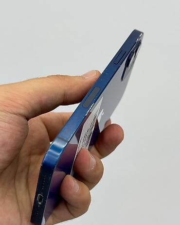 айфон 6х: IPhone 12, Б/у, 128 ГБ, Синий, Защитное стекло, Чехол, В рассрочку, 76 % — 5
