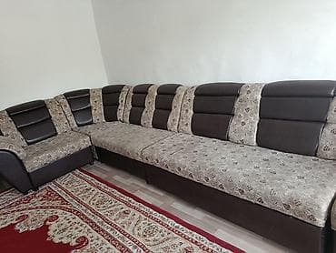 Угловой модульный диван большого размера - Конфигурация: Г‑образный