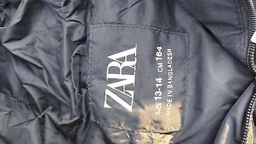 купить зимнюю куртку zara: Мужская куртка, S, Zara, Б/у, цвет - Черный, Самовывоз — 2