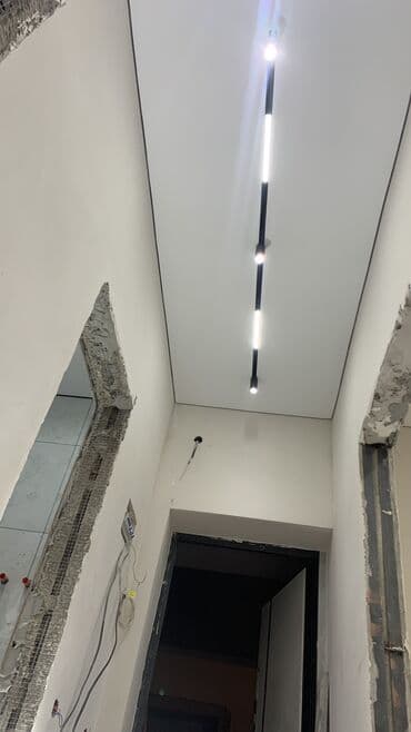 Сантехниктер: Керме шыптар Жылтырак, Жылтырабаган, 3D потолоктор Кепилдиги, Акысыз консультация, Акысыз ченөө — 4