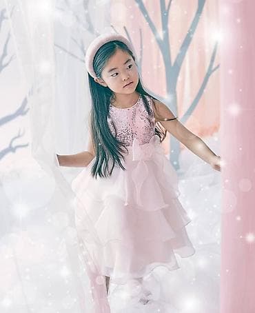 nike tech fleese: Детское платье, цвет - Розовый, Б/у — 1