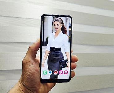 Samsung Galaxy A23, Б/у, 64 ГБ, цвет - Черный, 2 SIM