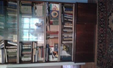 Продаю книжный шкаф и книги: художественные исторические технические