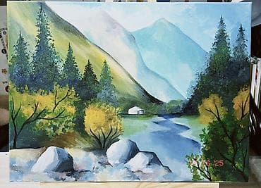 ваза цена: Картины нарисованные на холсте размер А4,А3,А2 Так же на заказ Цена — 6