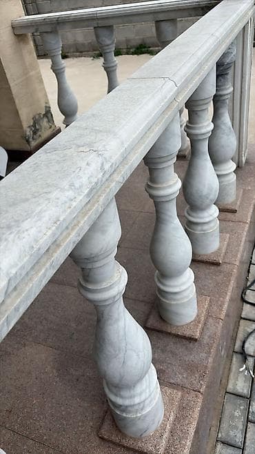уго: Готовая балясина, Материал: Мрамор, Для крыльца, Б/у — 4