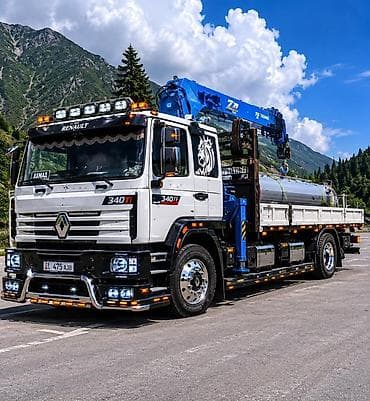 340: Автомобиль-манипулятор Renault 340 Ti с КМУ Tadano Описание: - — 1