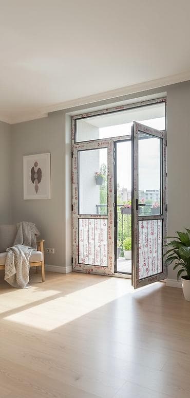 Пластиковое окно на заказ, Тип окна: Балконные, Без рассрочки at lalafo.kg Пластиковое окно на заказ, Тип окна: Балконные, Без рассрочки