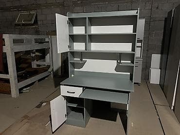 стол в офис: Компьютерный стол, Новый, С полками — 2