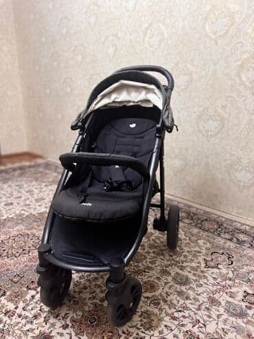 покрышки для детских колясок: Коляска, цвет - Серебристый, Б/у — 3