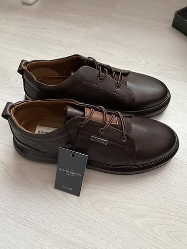 Мужские ботинки, 43, Pierre Cardin, Новый, цвет - Коричневый, Платная доставка, Самовывоз