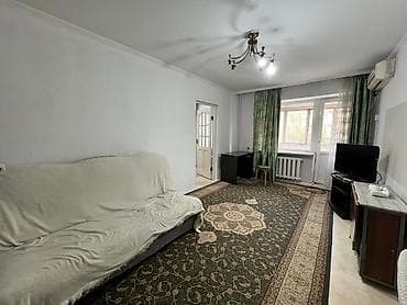 4: 2 комнаты, 43 м², Площадь Ала-Тоо Хрущевка, 4 этаж, Старый ремонт — 2