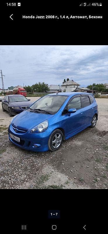 hs5: Honda Jazz: 2008 г., 1.4 л, Автомат, Бензин, Хэтчбэк — 2