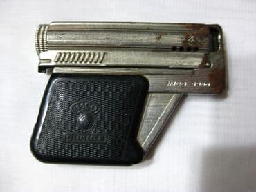украшения изделия ручной работы: Зажигалка Пистолет бензиновая Имко. Производство Австрия, времен — 2