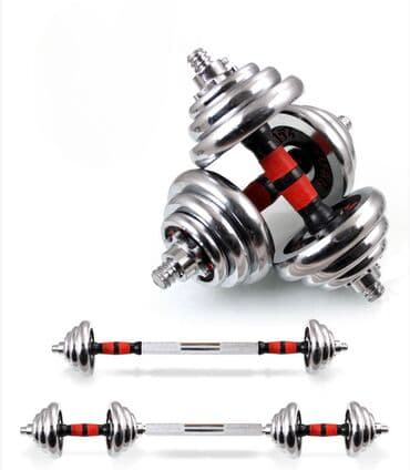 Хромированные гантели ✅ Заводские ✅ Разборные ✅ Высококачественные ✅ at lalafo.kg Хромированные гантели ✅ Заводские ✅ Разборные ✅ Высококачественные ✅